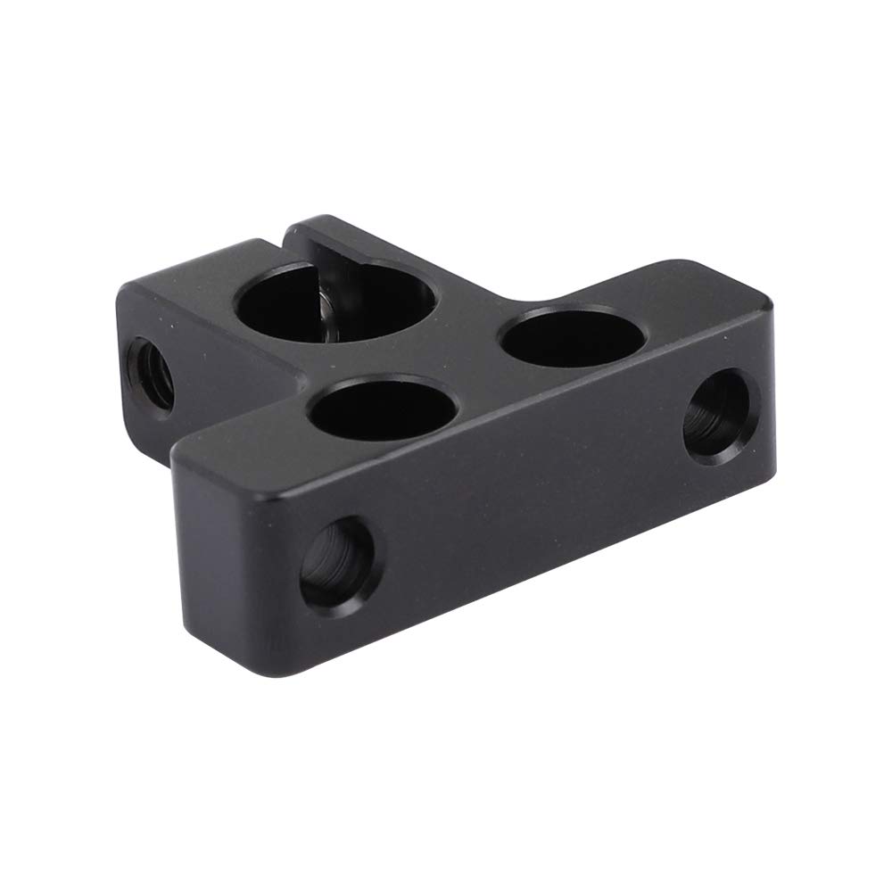 Amazon | CAMVATEシンプルな15mmシングルロッドクランプ、1/4 